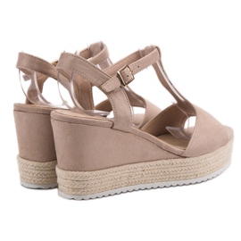 Seastar Béžové sandály Espadrilles béžový 4