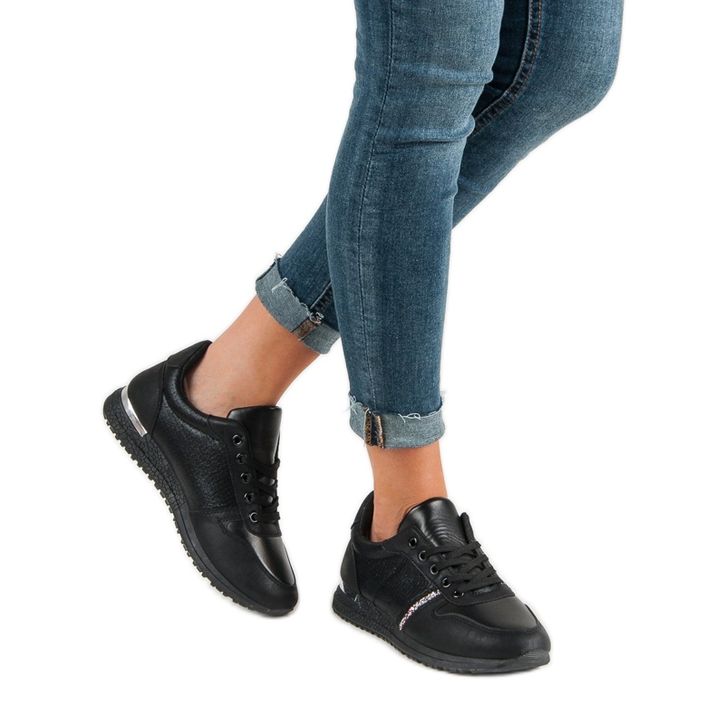 Jumex Černé sportovní boty černá 2