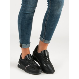 Jumex Černé sportovní boty černý 1