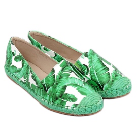 Zelené dámské espadrilky 68-75 Green zelený 2