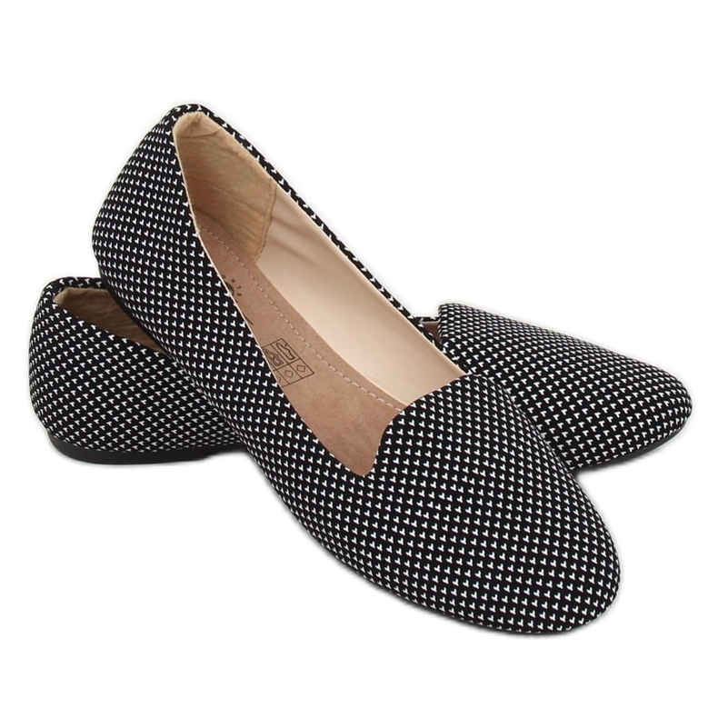 Černé dámské pány E802-3 Bílé černá 1 Černé dámské pány E802-3 Bílé černá 1