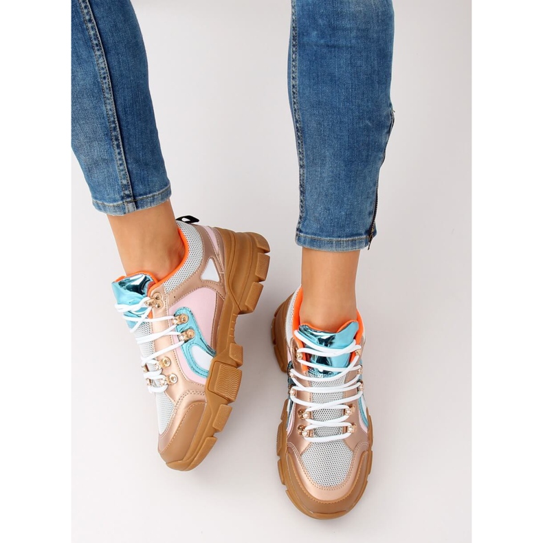 Vícebarevné trenéry 2974 Champagne vícebarevný 1