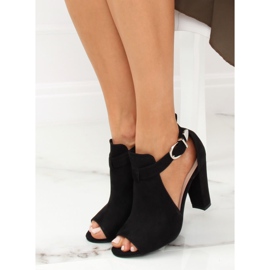 Čerpadla s otevřeným prstem černá 368-2 Černá 1