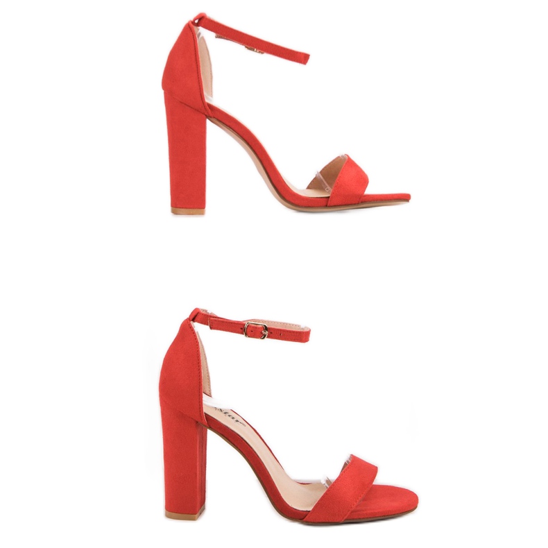 Seastar Sexy sandály na baru červené 2