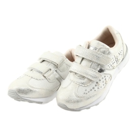 Sportovní dívky American Club ES19 stříbrná bílý šedá 3