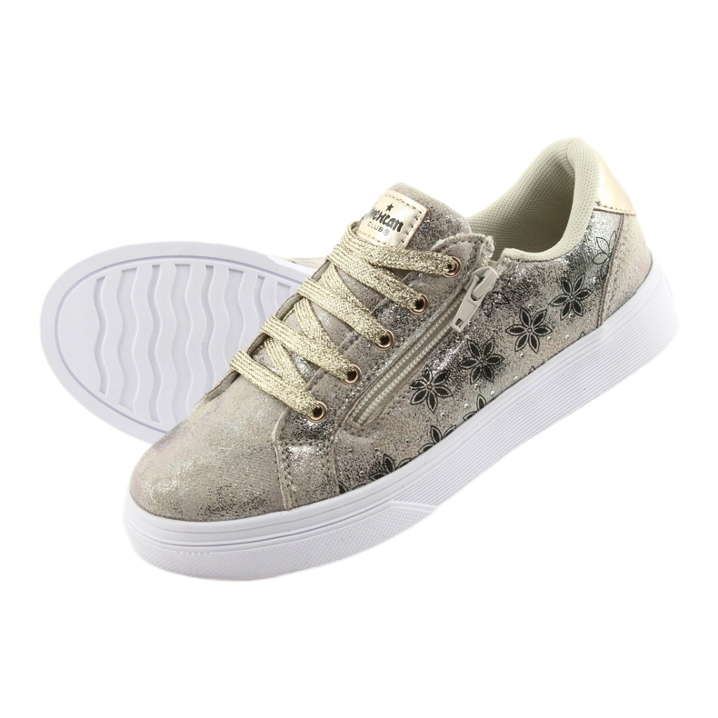 Sportovní dívčí zlatý jezdec American Club ES13 černá žlutá 5