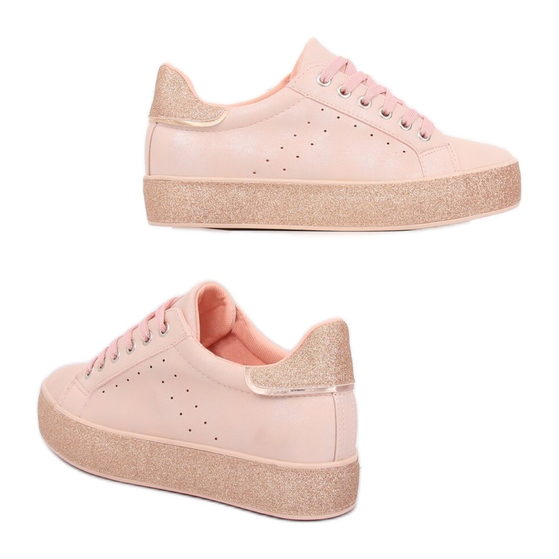 Růžové dámské tenisky R249 Pink růžový 1