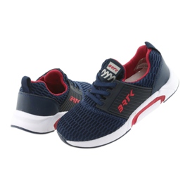 Bartek 55110 Slip-on tmavě modrá sportovní obuv červený námořnická modř 4