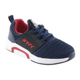 Bartek 55110 Slip-on tmavě modrá sportovní obuv červený námořnická modř 1