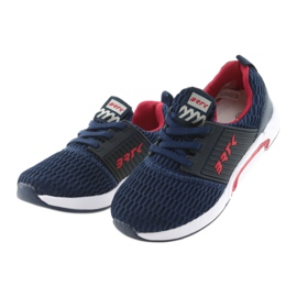 Sportovní obuv Bartek 58110 Navy blue červený námořnická modř 3