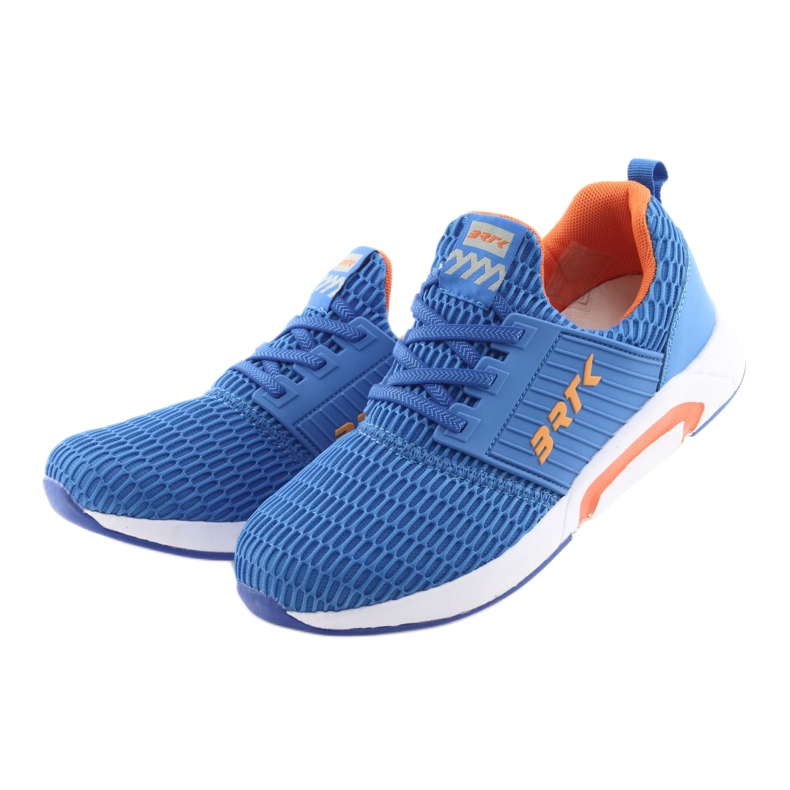 Nazouvací sportovní obuv Bartek 58110 Blue modrý pomerančový 3