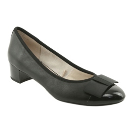 Dámské lodičky s mašlí Caprice 22307 černá 1