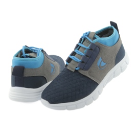 Dětská obuv Befado do 23 cm 516Y035 modrý šedá námořnická modrá 4
