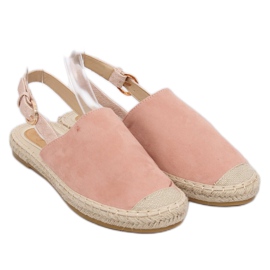 Espadrilky s otevřenou patou růžové HH-119 Pink růžový 2