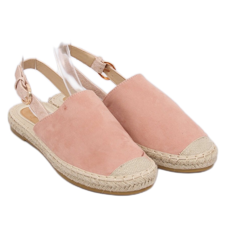 Espadrilky s otevřenou patou růžové HH-119 Pink růžový 2