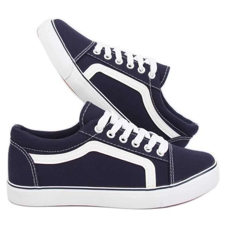 Tmavě modré dámské tenisky BL117P Navy námořnická modř 1