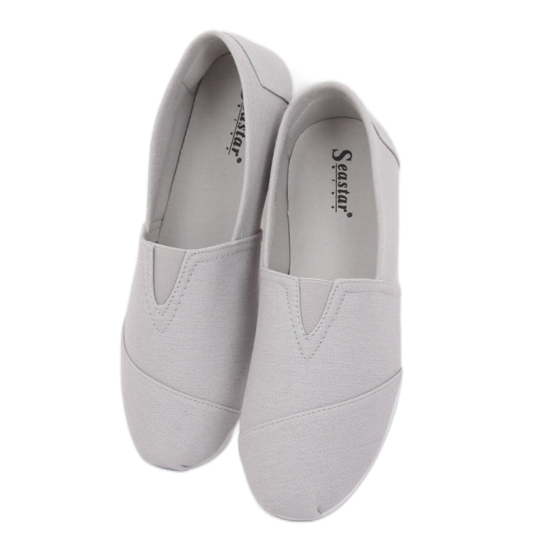 Šedé toms pro ženy BV11P Grey šedá 1