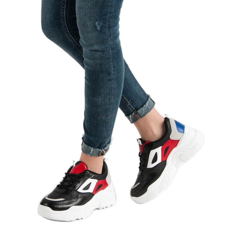 Tenisky Na Platformě černý 2