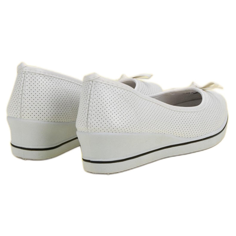 Sportovní baletka na klínu bílý 2