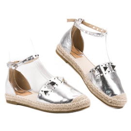Bestelle Espadrilky Silver Rock šedá 1
