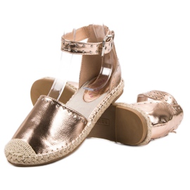 Best Shoes Espadrilky s tryskami žlutá 2