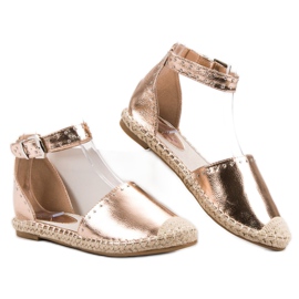 Best Shoes Espadrilky s tryskami žluť 1