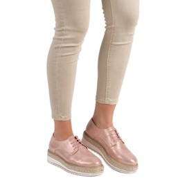 Clowse Růžové espadrilky růžový 2