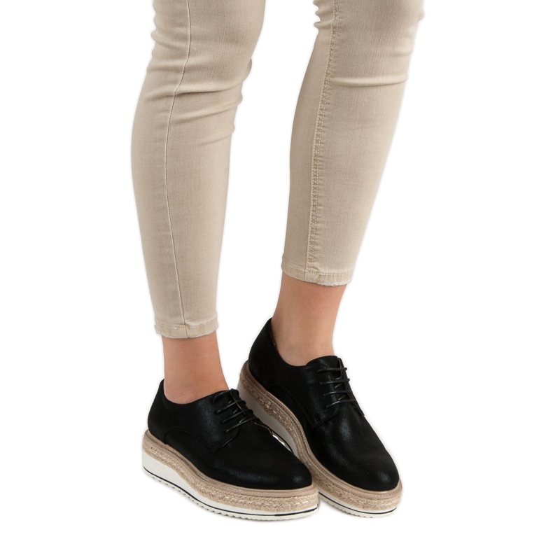 Clowse Černé espadrilky černý 2