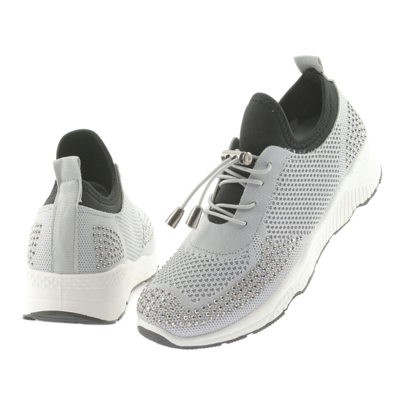 DK Dámské sporty FS19 s šedými zirkony černá 4 DK Dámské sporty FS19 s šedými zirkony černá 4