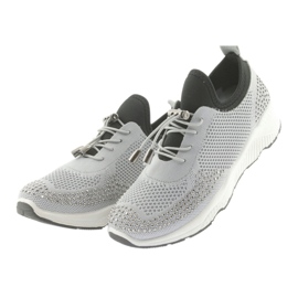 DK Dámské sporty FS19 s šedými zirkony černá 3 DK Dámské sporty FS19 s šedými zirkony černá 3