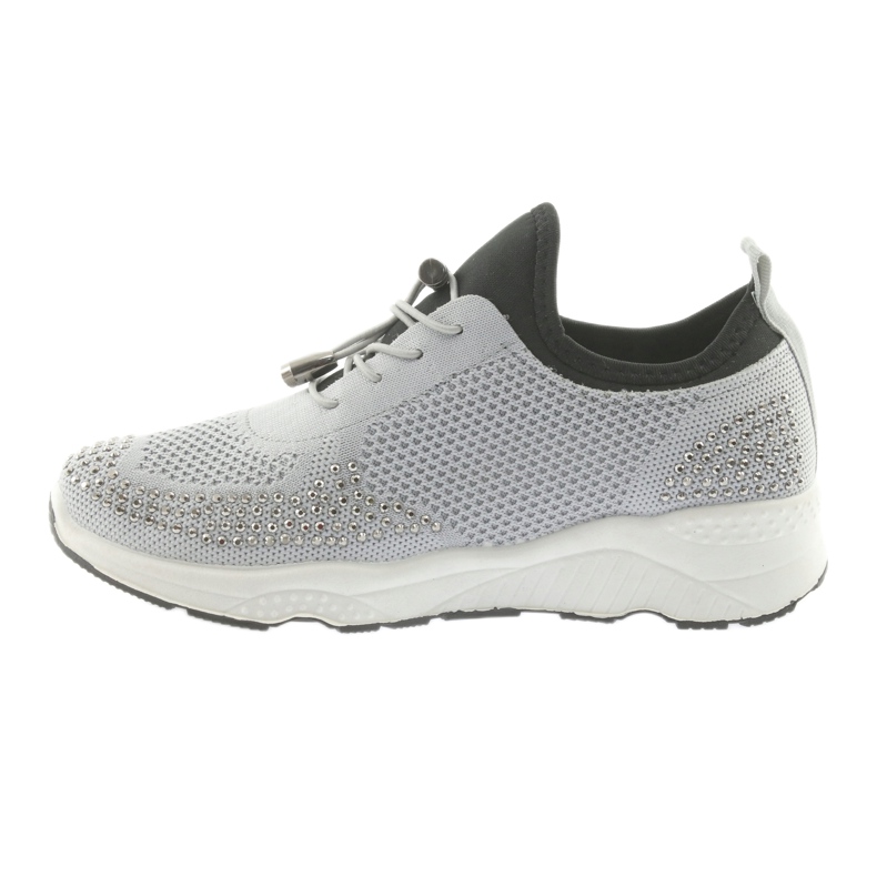 DK Dámské sporty FS19 s šedými zirkony černá 2 DK Dámské sporty FS19 s šedými zirkony černá 2