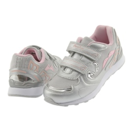 Sportovní suchý zip American Club ES18 sebrne šedá 4