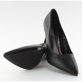 Dámská dámská pumpa Matte black NF-08p Black II-GAT černý 2