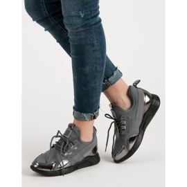 Šedé nazouvací tenisky šedá 1