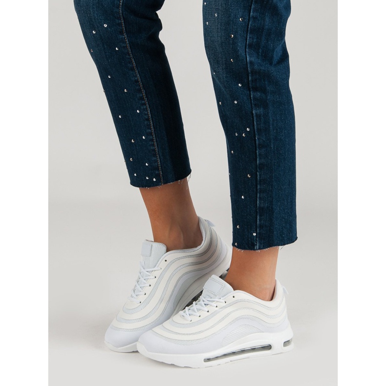 Módní sportovní obuv bílý 2