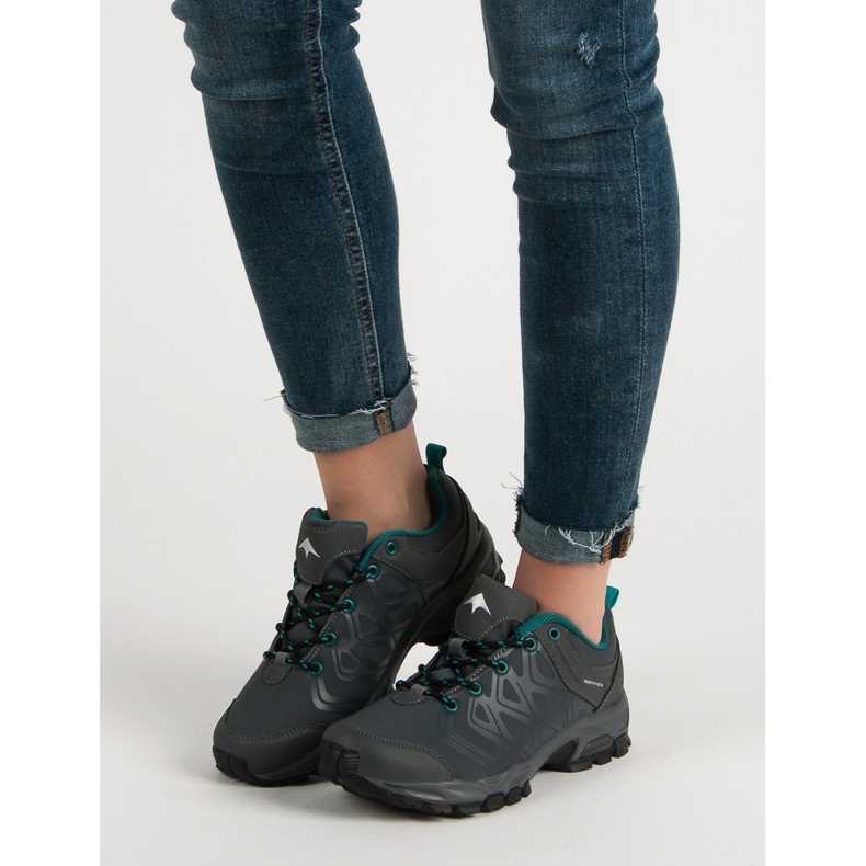 Trekové boty z grafitu šedá 2
