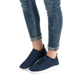 Primavera Lehká textilní obuv modrý 1