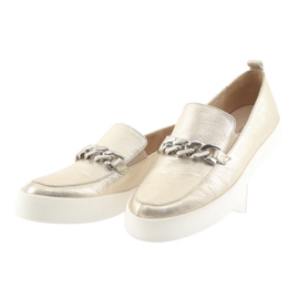 Golden Slip On s řetízkem Caprice 24200 zlatý 3