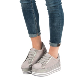 Weide Tenisky Na Platformě šedá 1