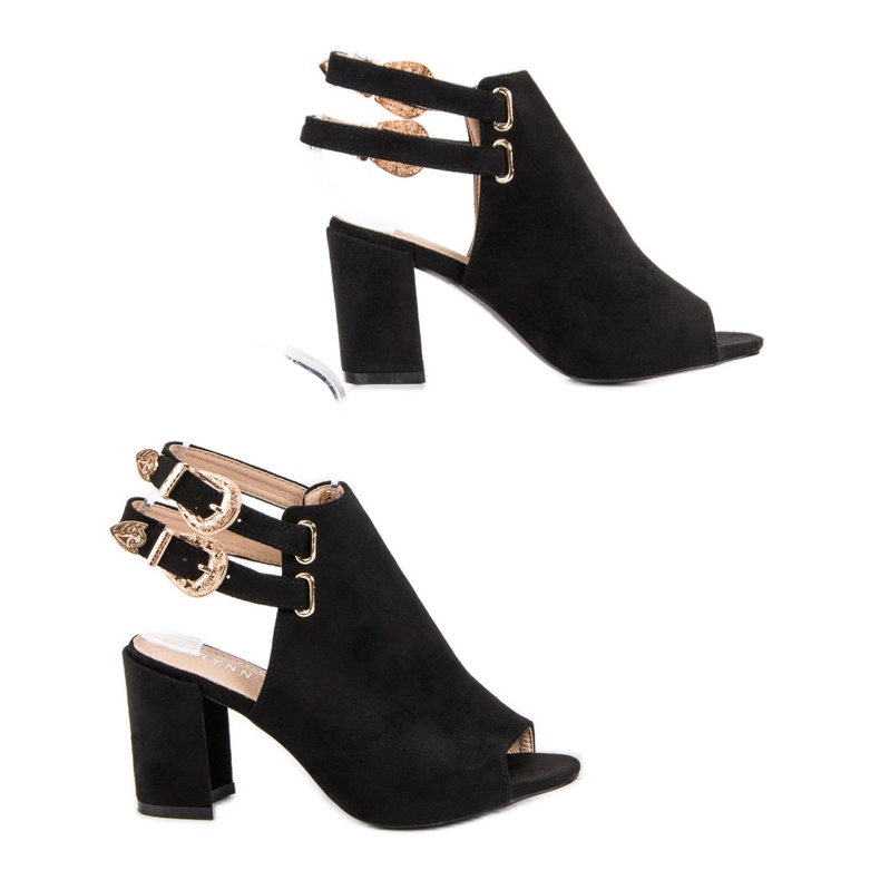 Erynn Elegantní sandály černá 2