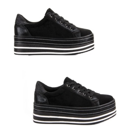 Weide Tenisky Na Platformě černá 2