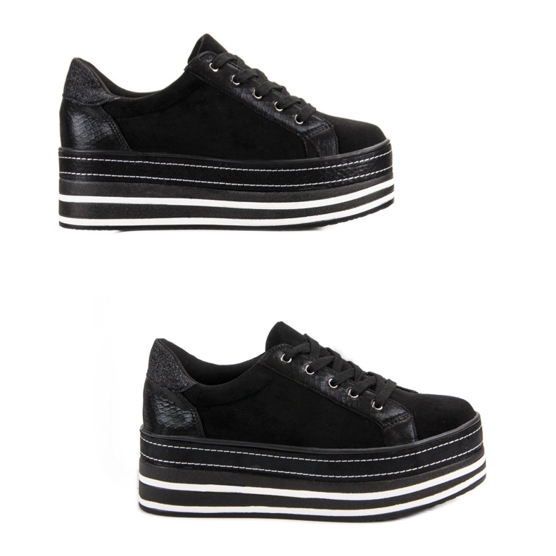 Weide Tenisky Na Platformě černý 2