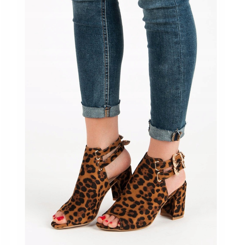 Erynn Elegantní sandály hnědý 1