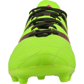 Kopačky Adidas Ace 16.3 FG / AG M Leather AF5162 zelený zelený 2