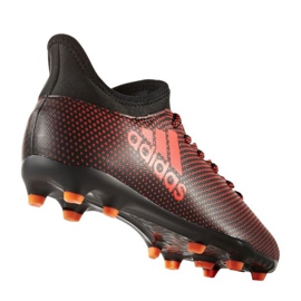 Kopačky Adidas X 17.3 Fg Jr S82368 vícebarevný červené 1 Kopačky Adidas X 17.3 Fg Jr S82368 vícebarevný červené 1