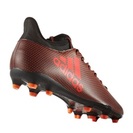 Kopačky Adidas X 17.3 Fg M S82365 vícebarevný pomerančový 1