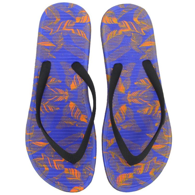 Skluzavky Nike Solarsoft Thong Ii Print M 511365-064 černý fialová 1