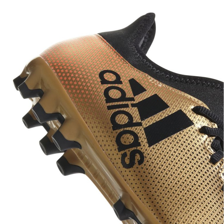 Kopačky Adidas X 17,3 Ag M CP9233 vícebarevný zlatý 2