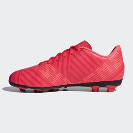 Kopačky Adidas Nemeziz 17.4 FxG Jr CP9207 červené červené 1