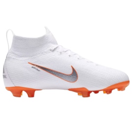 Kopačky Nike Mercurial Superfly 6 Elite Fg Jr AH7340-107 bílý bílý 1